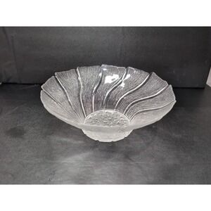 Pertti Kallionen Ice Art Glass Bowl, Lasisepat‎ Finland Bowl, Vtg Retro Serving